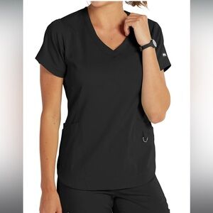 Grey’s anatomy impact Harmony 3 Pocket Shaped Hem Top